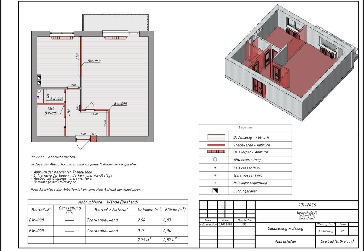 Abbruchplan